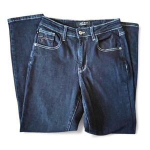 JUDY BLUE Indigo Blue MOM JEAN Stretch Denim Womens Size 1/25 Mid Rise JB88273